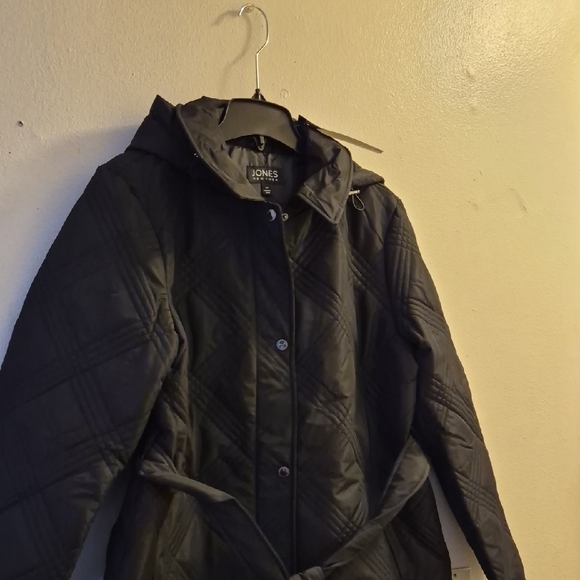 Jones New York Jackets & Blazers - Jones New York Women's Dark Gray Puffer Jacket